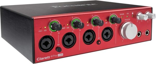 Focusrite Clarett 4Pre 18×8